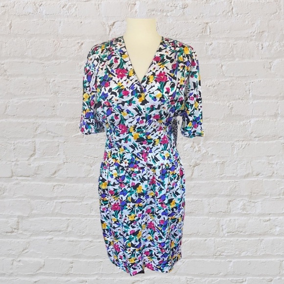 {Point of View Collection} Vintage Silk Dress - Picture 1 of 5